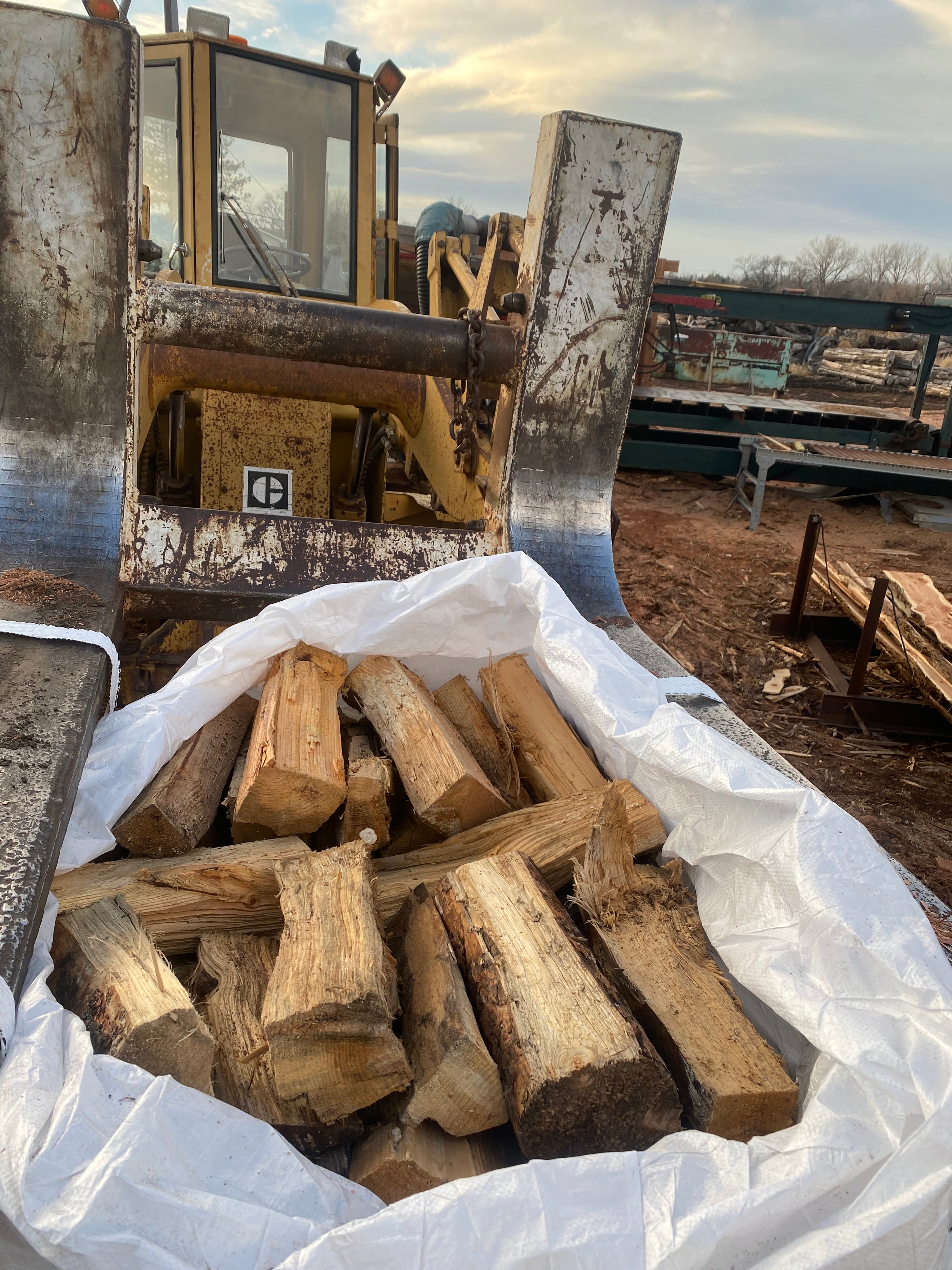 Pine Firewood 1/3 Cord Bag