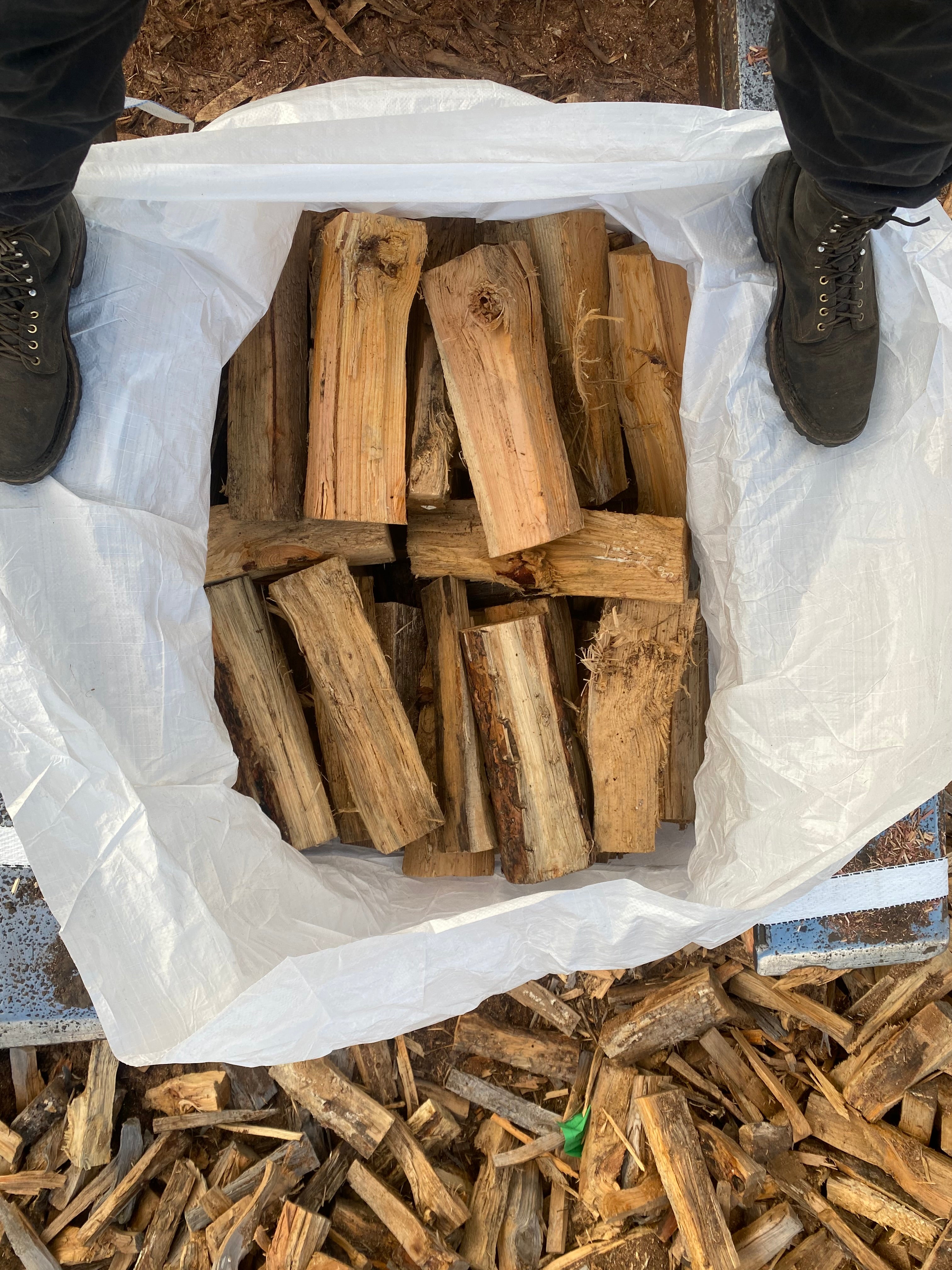 Pine Firewood 1/3 Cord Bag