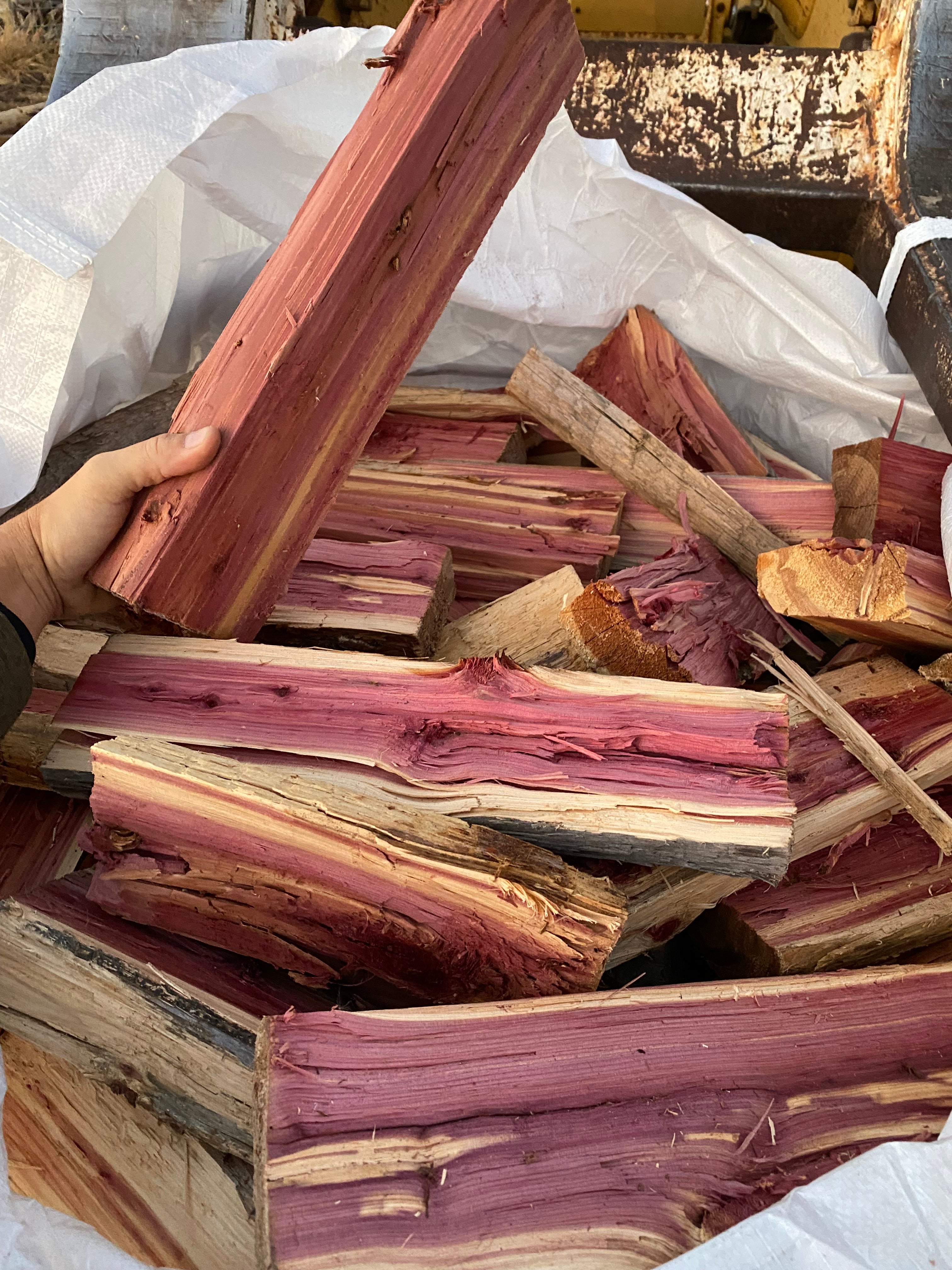 Cedar Firewood 1/3 Cord Bag