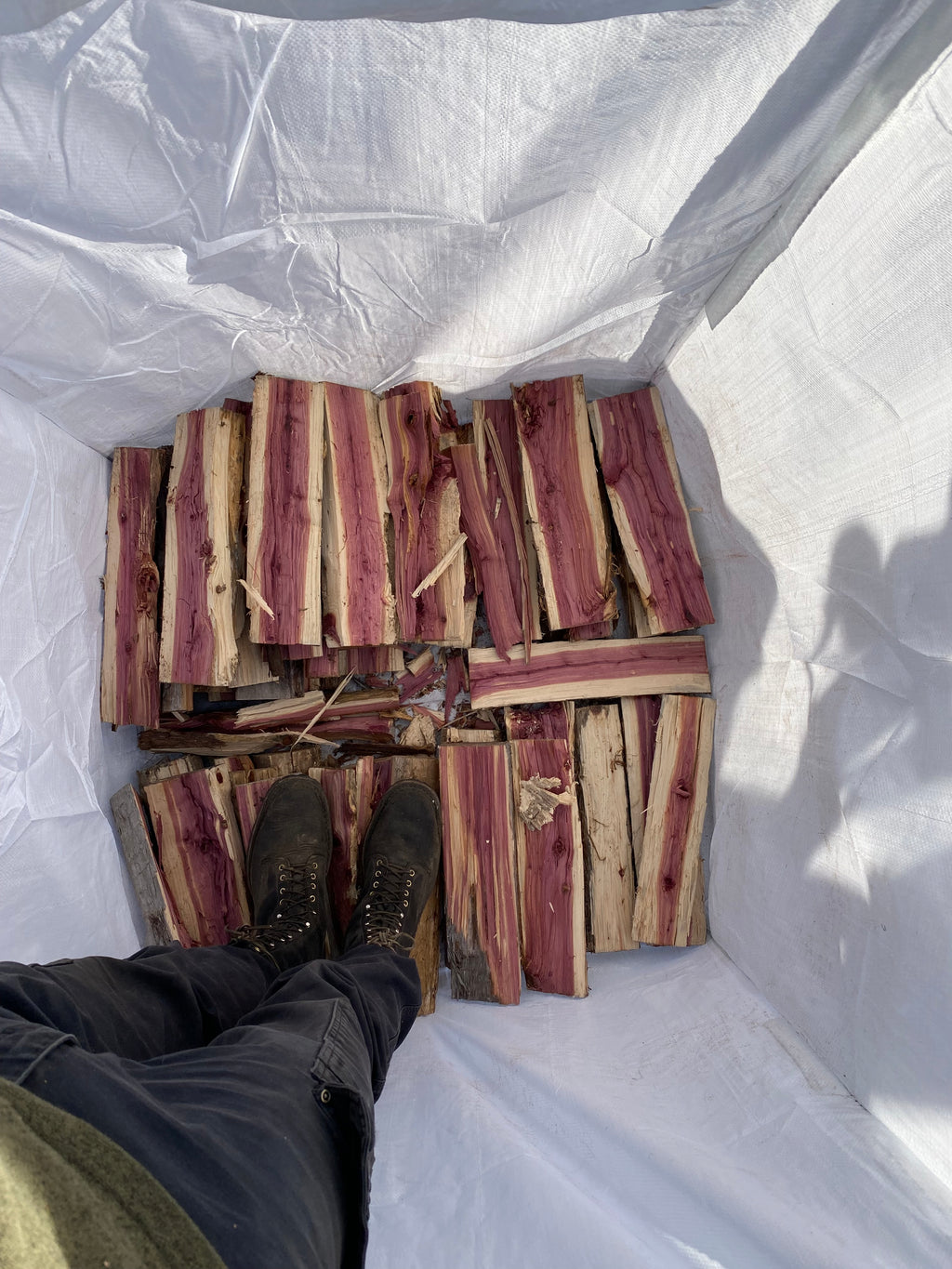 Cedar Firewood 1/3 Cord Bag